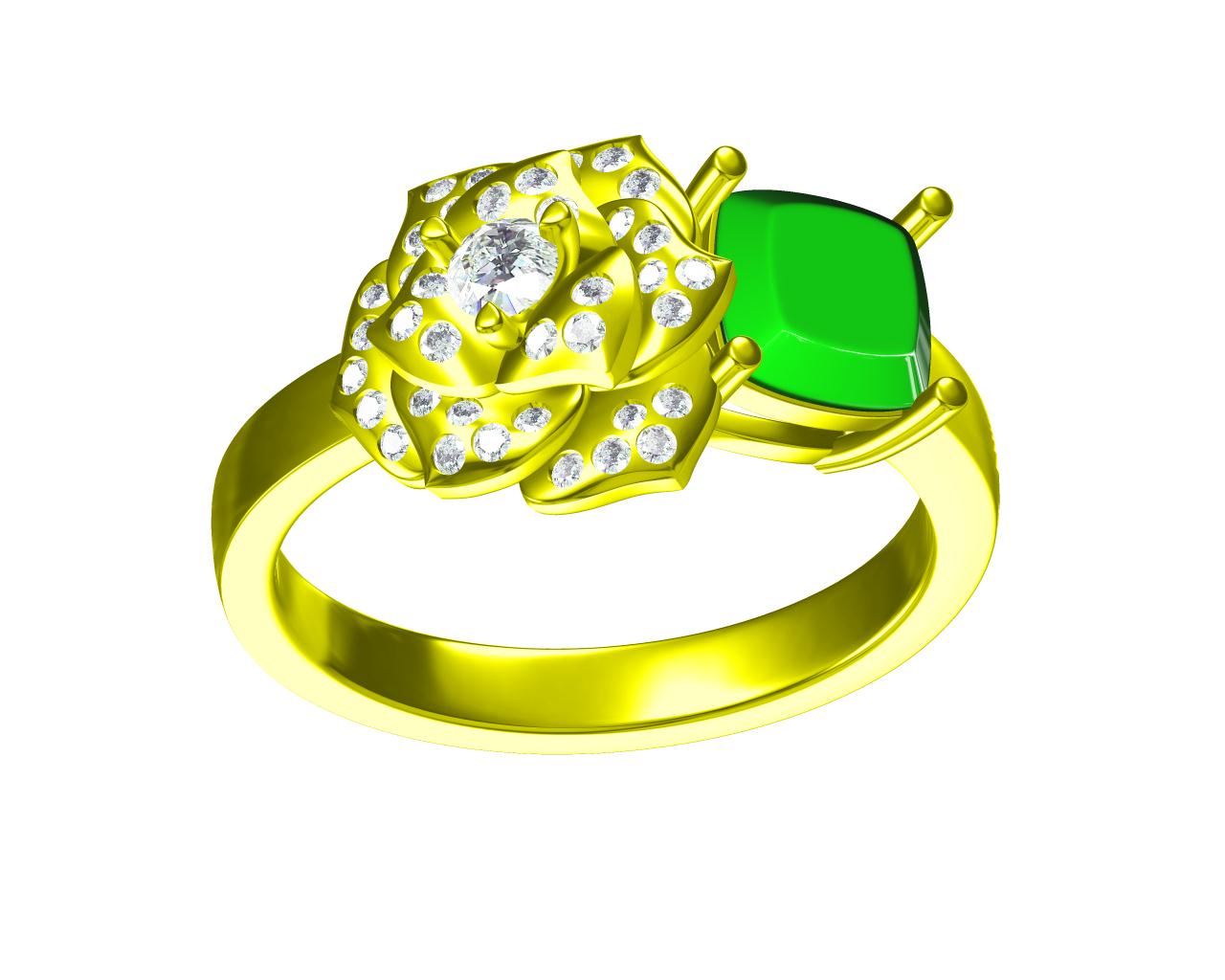 Engagement Ring Examples Custom Jewelry CAD Design Service Jewelry Manufacturing Service