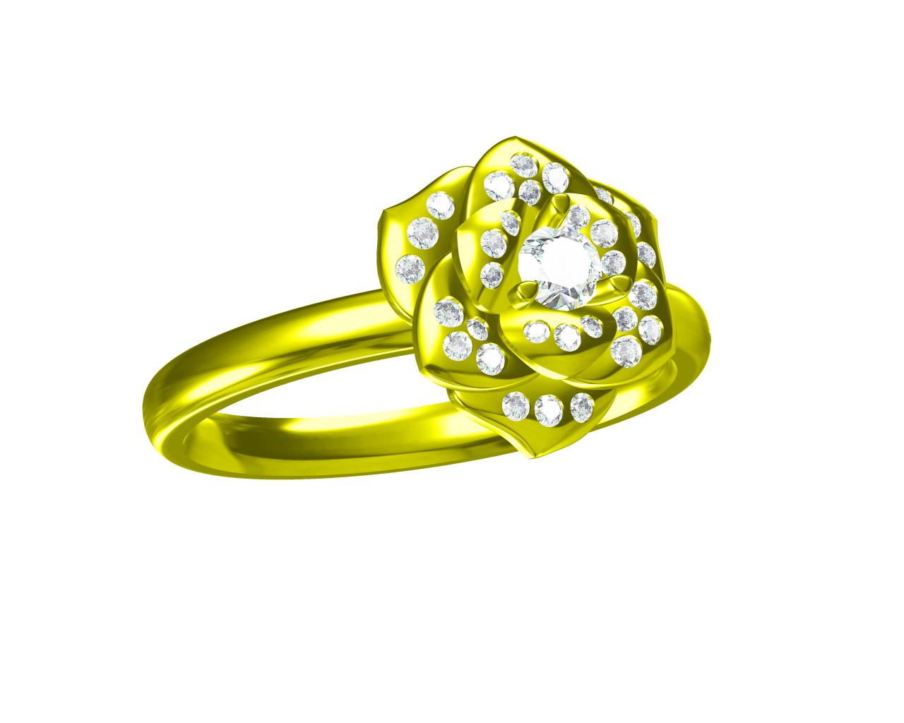 Engagement Ring Examples Custom Jewelry CAD Design Service Jewelry Manufacturing Service