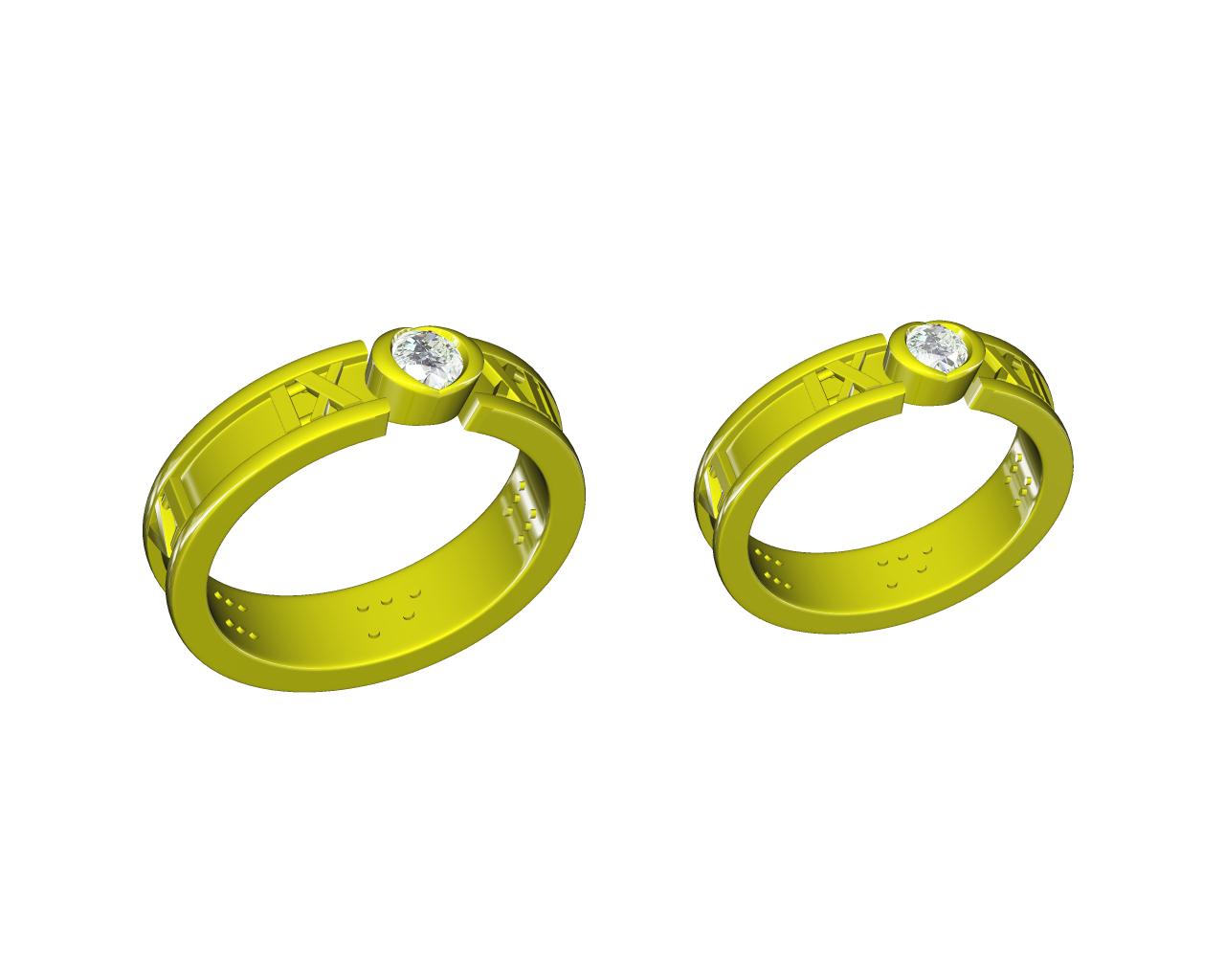 Engagement Ring Examples Custom Jewelry CAD Design Service Jewelry Manufacturing Service
