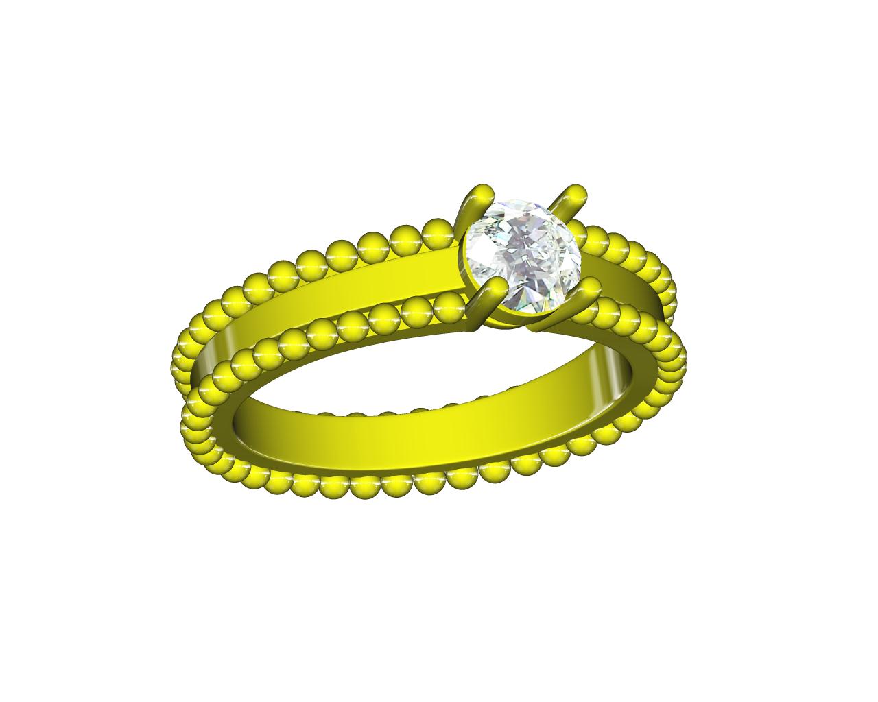 Engagement Ring Examples Custom Jewelry CAD Design Service Jewelry Manufacturing Service