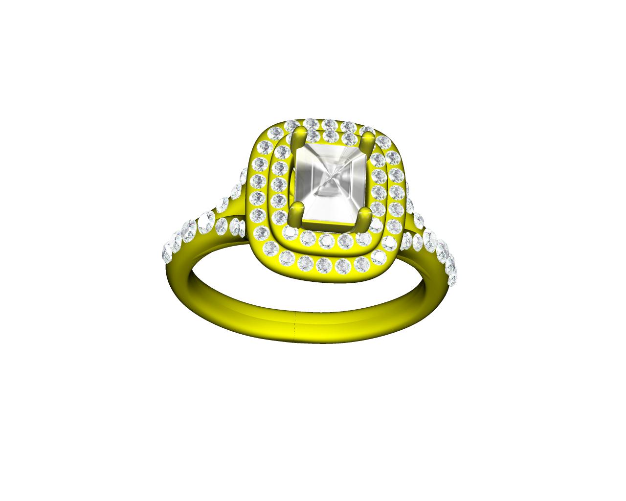 Engagement Ring Examples Custom Jewelry CAD Design Service Jewelry Manufacturing Service