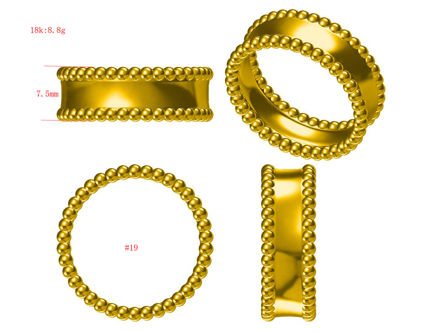 Engagement Ring Examples Custom Jewelry CAD Design Service Jewelry Manufacturing Service