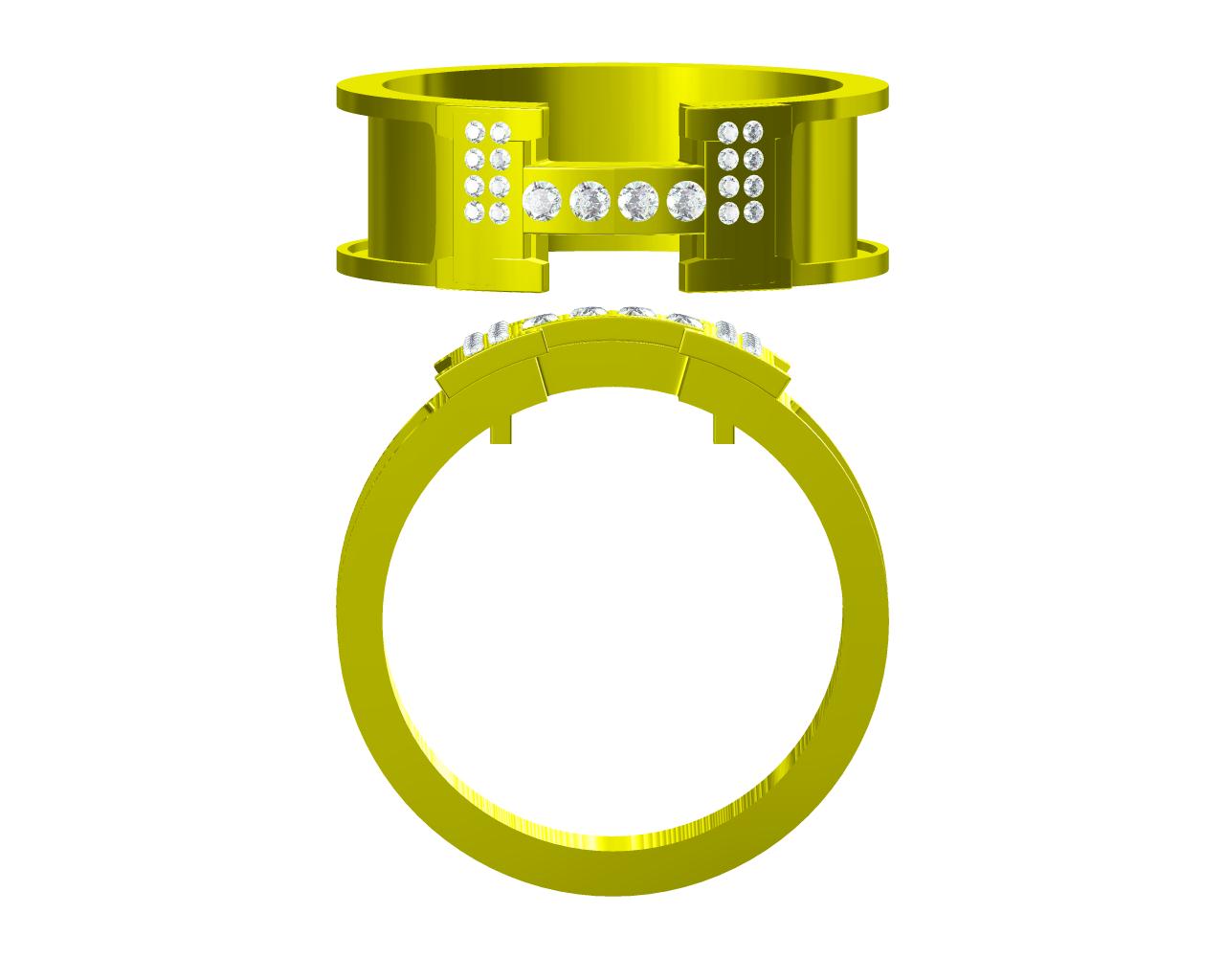 Engagement Ring Examples Custom Jewelry CAD Design Service Jewelry Manufacturing Service