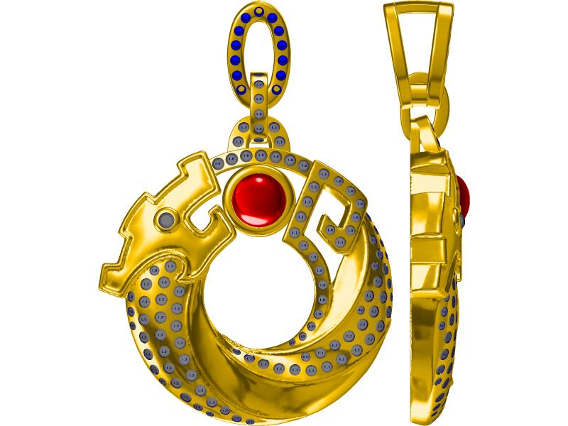 Chinese Dragon Collection Examples Custom Jewelry CAD Design Service Jewelry Manufacturing Service