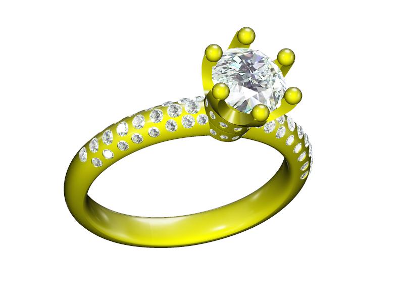 Engagement Ring Examples Custom Jewelry CAD Design Service Jewelry Manufacturing Service