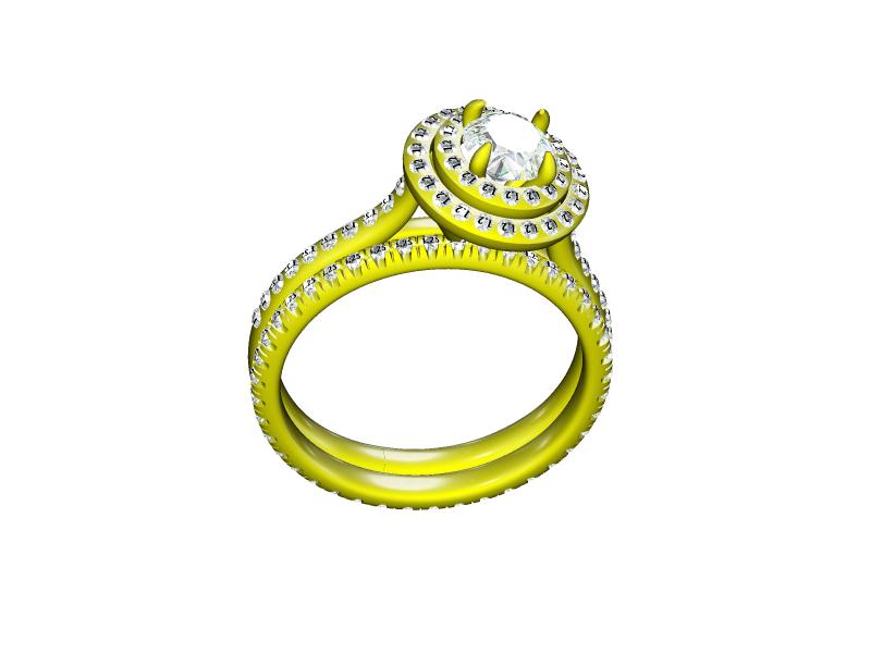 Engagement Ring Examples Custom Jewelry CAD Design Service Jewelry Manufacturing Service