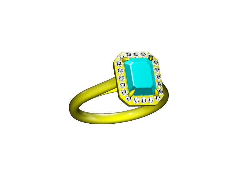 Engagement Ring Examples Custom Jewelry CAD Design Service Jewelry Manufacturing Service