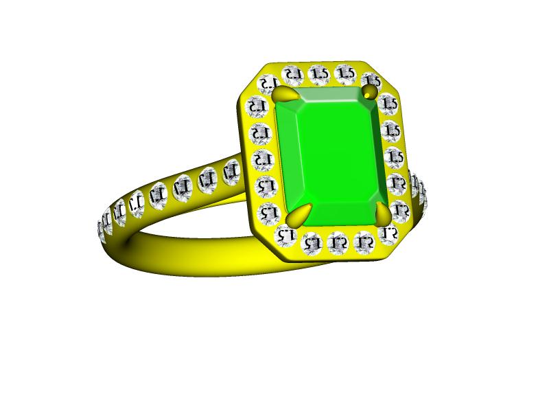 Engagement Ring Examples Custom Jewelry CAD Design Service Jewelry Manufacturing Service
